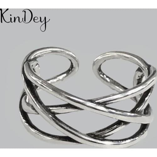 Bohemian Silver Color Chains Rings For Women Men Engagement Rings Girls Party Gifts Anillos