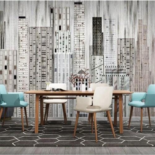 Wellyu Custom large mural jazz white marble geometric deer head wings light luxury gold modern minimalist background wall