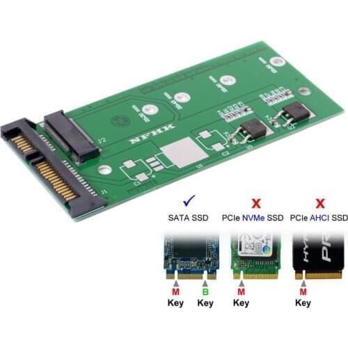 CY M2 NGFF ssd SATA3 SSDs Turn Sata Adapter Expansion Card Adapter SATA to NGFF High-capacity High-power B/M-KEY