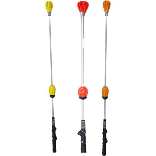 Kids Golf Tempo Trainer with Sound, Adjustable 4 Levels Golfers Grip Correction Strength Training Tool Rod Equipment Accessories