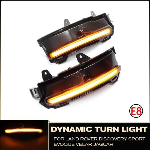 Dynamic LED Side Light Flowing Turn Signal Lamp Car Bulbs For Land Rover Range Rover Evoque 2014-2018 Velar 2018 Discovery Sport