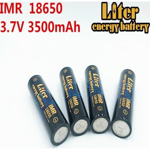 Liter energy battery IMR18650 5PCS 3500MAH 3.7V 4.8A 18650 Rechargeable battery use battery core for Flashlight