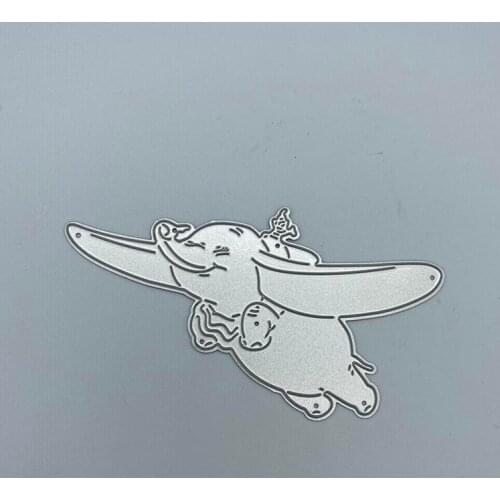 Flying Elephant Metal cutting dies cutting DIY clip art photo album crafts supplies paper card making mold new 2019 die cutting