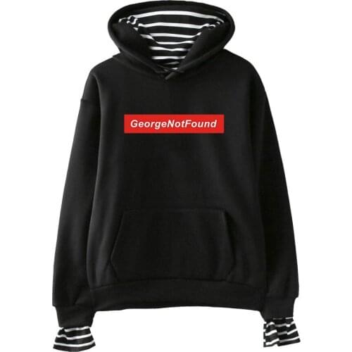 2021 New GeorgeNotFound Hoodie Female Fake Two Piece Womens Hoodie Sweatshirt Harajuku Streetwear Loose Clothes