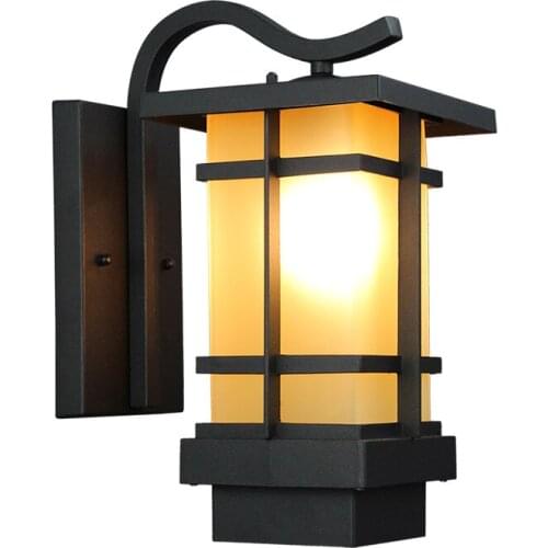 New Chinese LED Waterproof courtyard outdoor balcony balcony wall lamp staircase corridor outdoor wall lamp