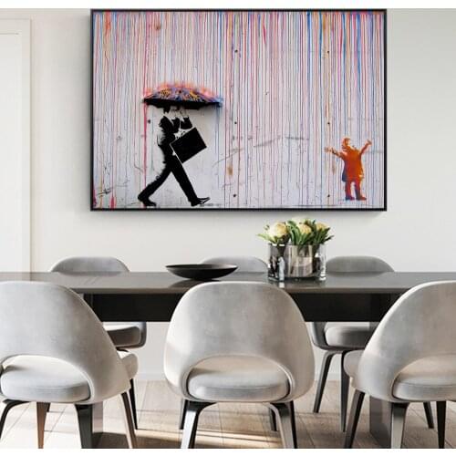 Modern Wall Graffiti Art Canvas Paintings On The Wall Posters And Prints Street Art Canvas Pictures For Home Wall Decoration
