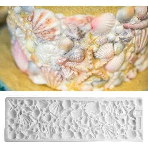 Conch Shell Silicone Mold Fondant Cake Chocolate Candy Jello Silicone Decorating Tools