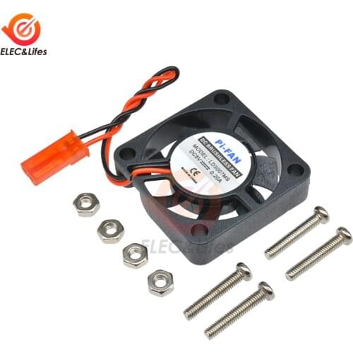 DC 5V 0.2A 2PIN Cooling Cooler Fan for Raspberry Pi Model A+ B B+ / for Raspberry Pi 2 3 Fan Customized Cooler with Screws Part