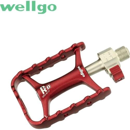 Wellgo Qrd-M111 Quick Release Pedal Mountain Bike Ultra-light Bearing Pedals Aluminum alloy Road Bicycle pedal