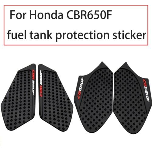 Motocross Fuel Tank Protection Sticker Scooter Gasoline Cafe Racer Tank Non-Slip Sticker For Honda Cbr650F 14-17