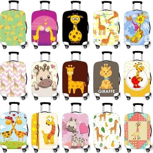 Luggage Protective Cover Case For Elastic 18-32 Inch Suitcase Protective Cover Cases Covers Xl Travel Accessories Giraffe Minnie