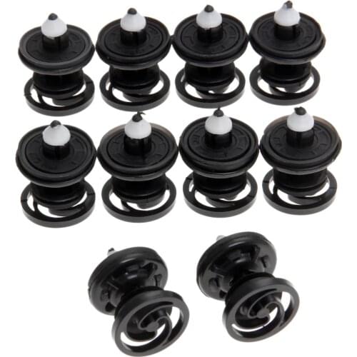 10Pcs Car Interior Door Trim Panel Clips Push Type Fastener Clip Fit For Sagitar Passat Tiguan Golf Polo