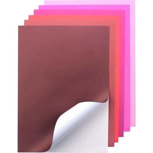 30PC per bag of Color Shades Self Adhesive Cardstock Paper Card A4 250gsm Paper DIY Scrapbooking paper pack craft Background pad