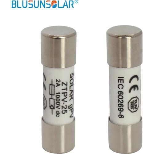5 pieces lot Approved DC Fuse Link 2-30A 1000V DC Fusible 10x38mm gPV Solar PV Fuse for System Protection BX0234