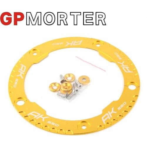 Aluminum cnc motorcycle accessories ak550 transmission belt pulley protective cover for kymco ak550 ak 550 2017-2021