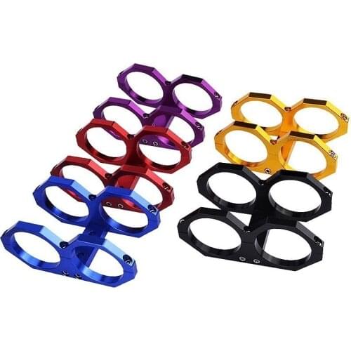 SPEEDWOW Aluminum Fuel Pump Mounting Bracket Clamp 0580254044 300lph Fuel Pump Bracket Fuel Filter Bracket For Honda Civic EK