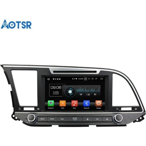 Aotsr Android 8.0 7.1 GPS navigation Car DVD Player For Hyundai Elantra 2016 multimedia radio recorder 2 DIN 4GB+32GB 2GB+16GB
