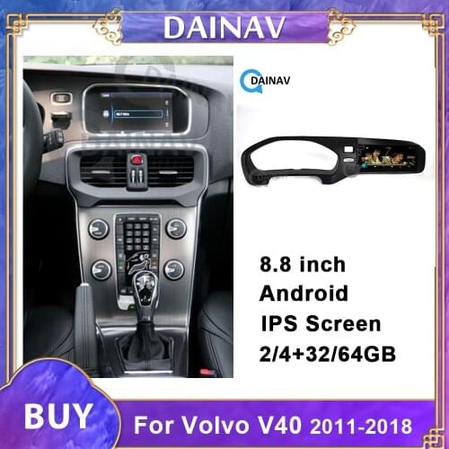 2din PX6 Android Tesla Style Car GPS Navigation for Volvo V40 2011-2018 Car Multimedia Player Auto Radio Tape Recorder