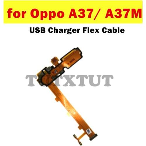 For oppo A37/ A37M USB Charger Dock Connect Earphone Jack Connecting Charging Flex Cable Repair Spare Parts Test