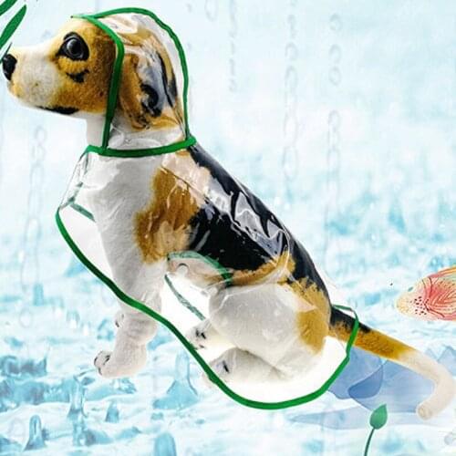 Dog Raincoat Waterproof Transparent Raincoat Pet Clothing