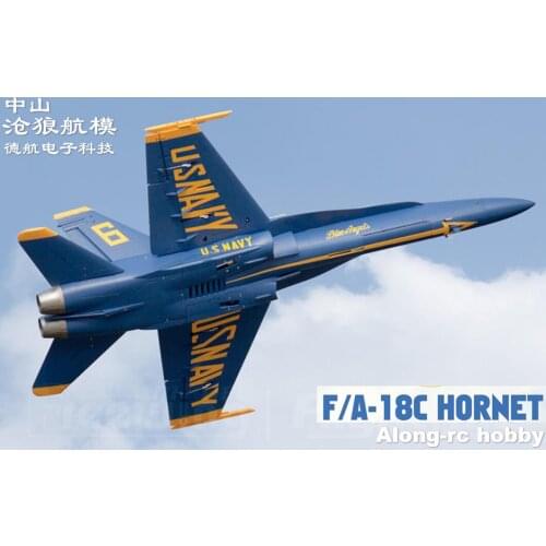 Freewing F18 F/A-18C Hornet Blue Angels 90mm EDF Jet PNP or kit+servo Retractable F-18 C plane airplane/RC MODEL HOBBY