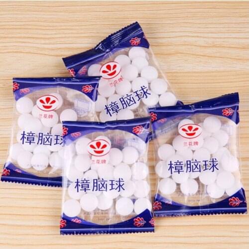 Wardrobe Sanitary Ball Insect Repellent and Insect-Proof Camphor Mothball Get Rid of the Smell Mildew and Moth-Proof Aromatic