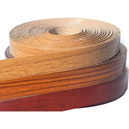 Hot Melt PVC Edge Banding Wood Veneer Cabinet Table Edge Protector Self-adhesive Furniture Board Panel Edge banding 2cm Edger