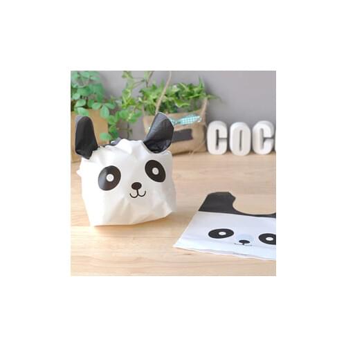 Bakery package panda bag cookie biscuit bag bread candy package bags birthday party gift wrapping favors supply