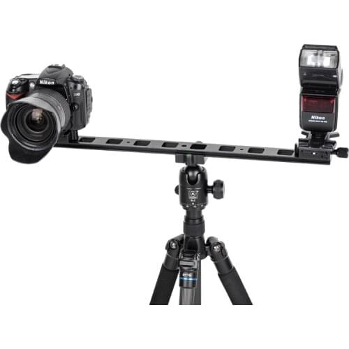 Manbily PU-480 Lengthen plate Double head Universal Tripod Monopod Quick Release Plate mini slide for DSLR camera bracket