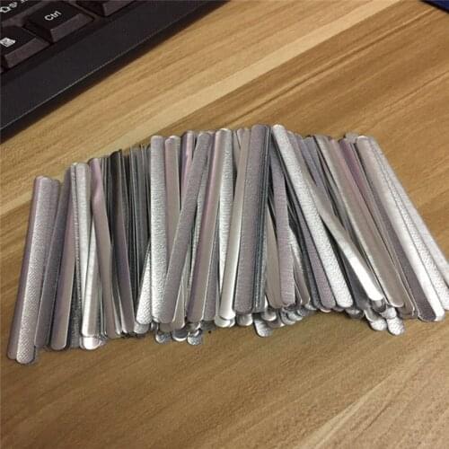 Nose Metal Strips With Yards Elastic Bands Rope Ear Band Earloop DIY Mask Kit Aluminum Strip Nose Bridge For Disposable Mask