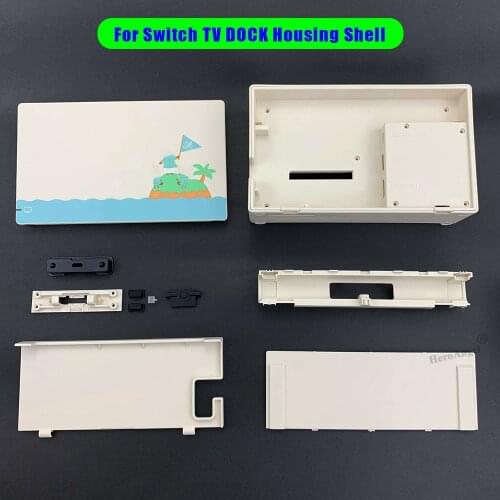 2021 NEW For Nintend Switch TV Dock Pink Console Replacement Housing Shell Cover for Nintendo Switch TV Dock Case