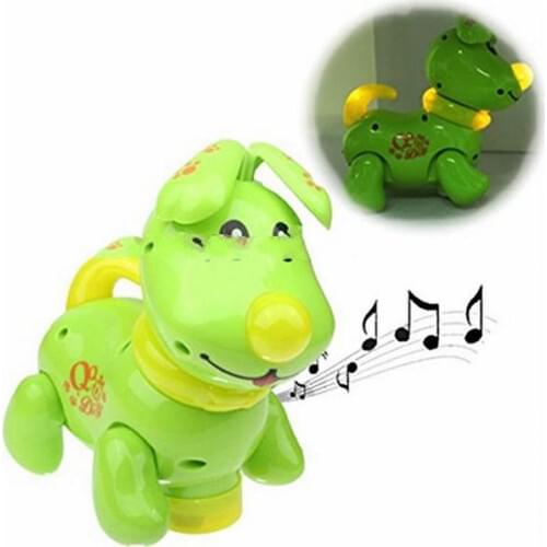 Educational Misical Flashing Plastic Cute Toy Electronic Pet QQ Dogs for Child Electric Toy Car Model Kids Toys Best Gift
