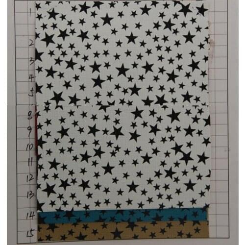Factory direct wholesale PVC leather fabric / New quality checkered pattern stars faux leather/ starry artificial leatehr fabric
