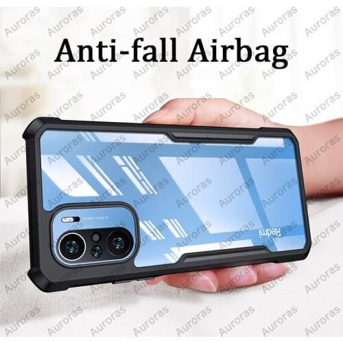 Auroras For Xiaomi Mi 11i 5G Case Official Shockproof Airbag Clear with Soft Frame Cover For Mi 11i Case