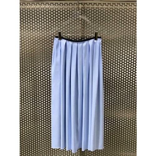 New women fashion 2021 sexy color matching pleated skirt 0318