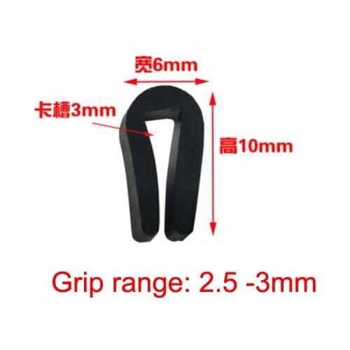 1 Meter U Channel EPDM Moulding Trim Strip Edge Guard Rubber Sealing Strip Weatherstrip Car Door Protector