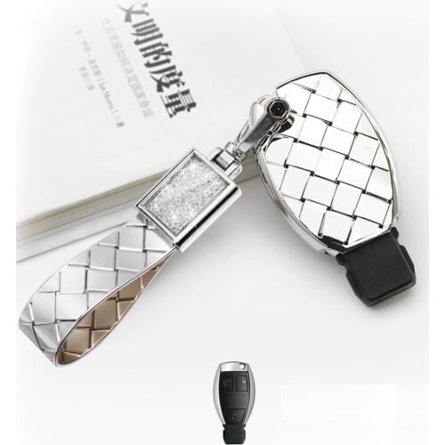 Car Key Case Cover For Mercedes Benz C Class c200l/GLC/GLA200 CLA E-class W205 GLC GLA GLK Accessories Key Shell Bag Protective
