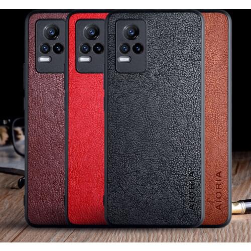 Case for Vivo V21E 4G funda luxury Vintage Leather skin capa tpu hard cover for vivo v21e 4g case coque