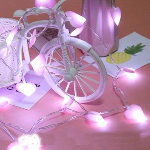 Heart Fairy Lights Festoon Leds String Lights Sweet Garland Window Wedding Christmas Fashion Indoor Living Room Ornament Luces
