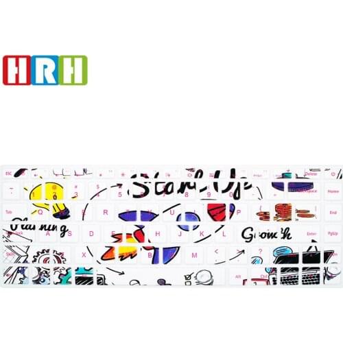 HRH Stylish Design Silicone Keyboard Covers Keypad Skin Protector Protective Film For Xiaomi Pro 15.6