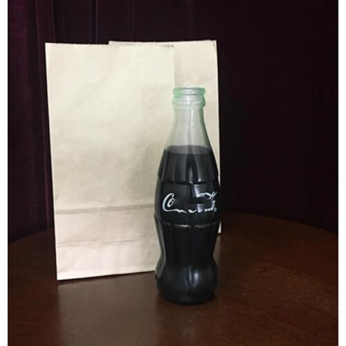 Vanishing Cole Bottle Empty Magic Tricks Gimmick Coke Stage Close Up Illusions Accessories Mentalism Fun Magic Props Classic Toy