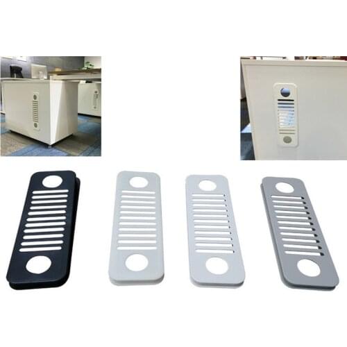 Computer Host Vents Perforated Sheet Plastic Rectangle Air Vent Ventilation Grille Mesh Hole Louver Cooling and Ventilation Tool