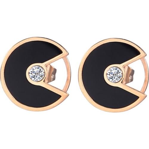 Round Stud earrings personality hot sale new fashion jewelry geometric earrings female elegant bohemian earrings