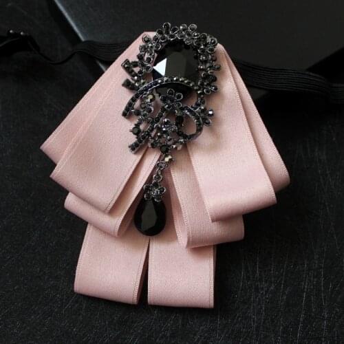 Pink Diamond Bow Tie Men British Self Tie Bow Ties For Men Cravat Neck Tie Groom Retro Wedding Necktie Bow Cravate Pour Homme