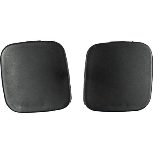 NEW-2Pcs Black Front Left Right Bumper Tow Hook Eye Cover Cap 53286-0R020 53825-0R020 for Toyota RAV4 2009-2012