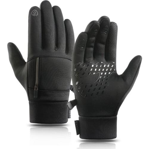 Cycling Gloves Fleece Outdoor Mountaineering Touchscreen Male Female Driving Sports Winter Warm Riding Gloves Men Women
