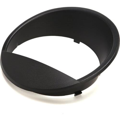 2x Bezels Front Light Headlight Trim Cover ABS for jeep Wrangler 2007-2015