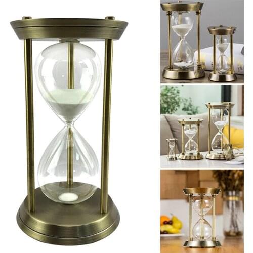 Hourglass Timer Sand Clock Vintage Antiques Creatives Decorative for Home Office Desk Decor SP99