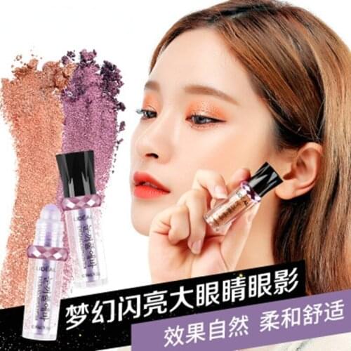 Professional eye Shadow Stick Waterproof Lasting Shimmer Metallic Eyeshadow High Gloss Monochrome Pearlescent Eyeshadow Powder