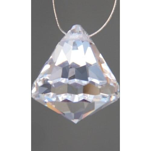 Transparent Color 30mm 100pieces Beautiful Faceted Crystal Diamond Hanging Pendants For Home Wedding Decoration